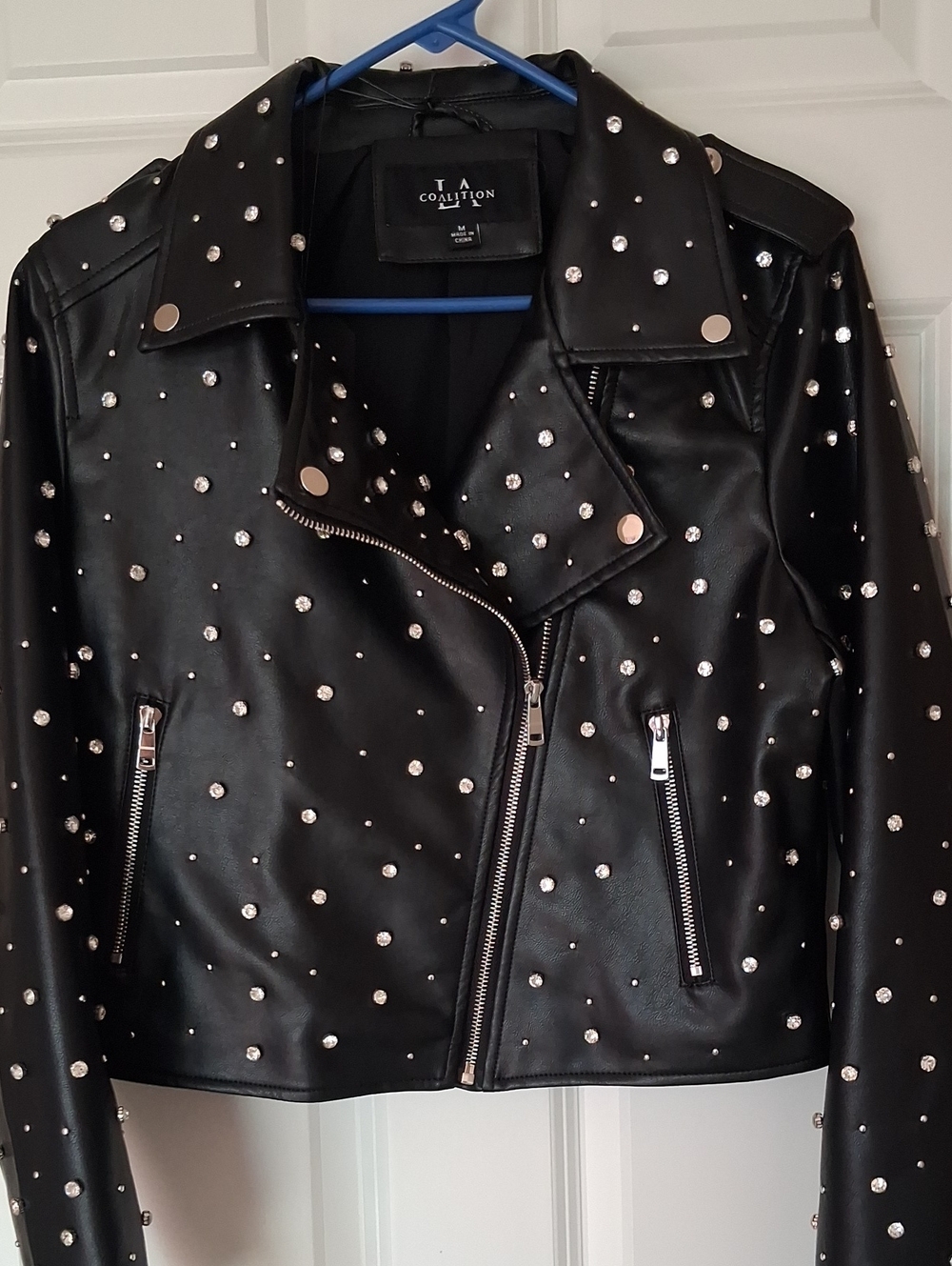 Bejewelled Moto Jacket